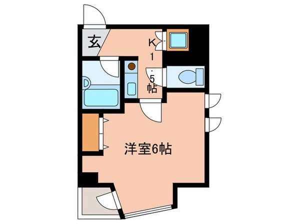 ＯＬＩＯ四谷（４０３）の物件間取画像